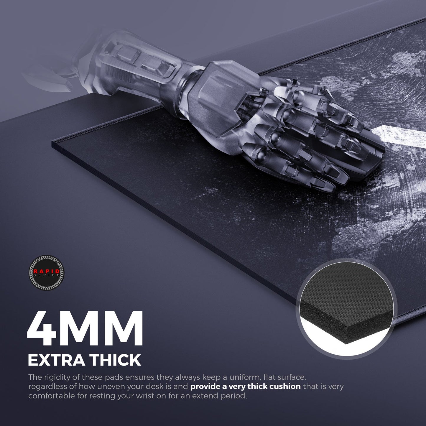 Signature Edition Gaming Mouse Pad – Optimal Glide &amp; Non-Slip Base