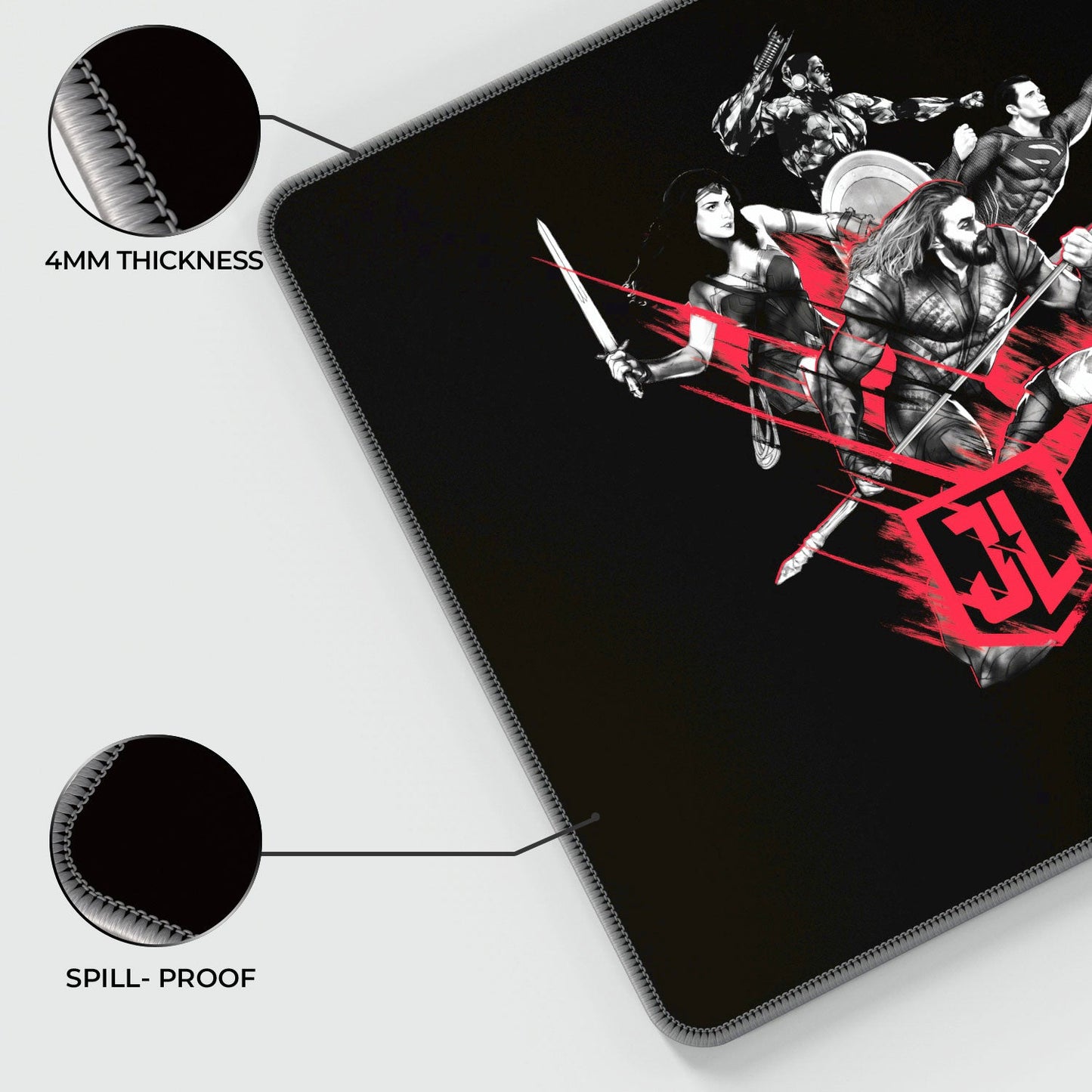 Justice League - Ready For Fight Gaming Mouse Pad
