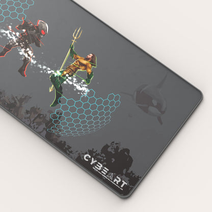 Aquaman Vs. Black Manta Gaming Mouse Pad