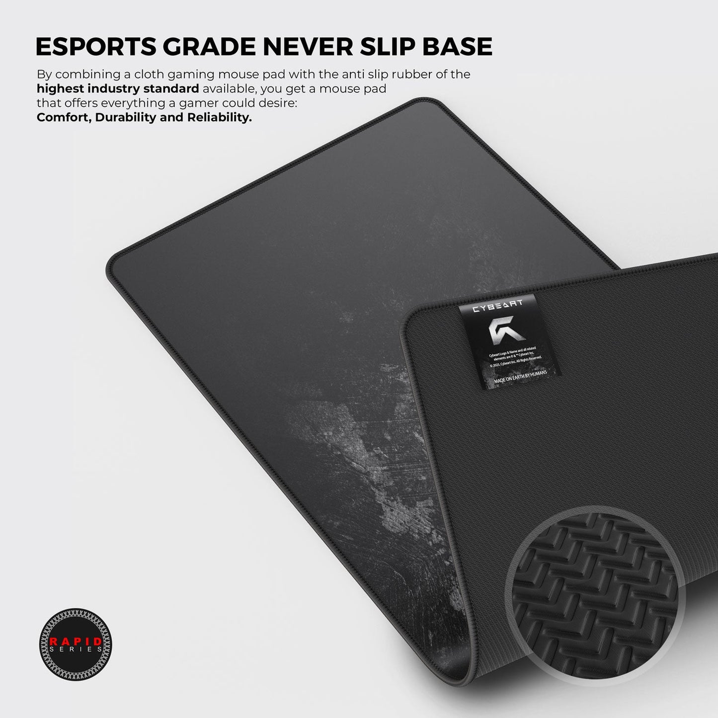 Signature Edition Gaming Mouse Pad – Optimal Glide &amp; Non-Slip Base