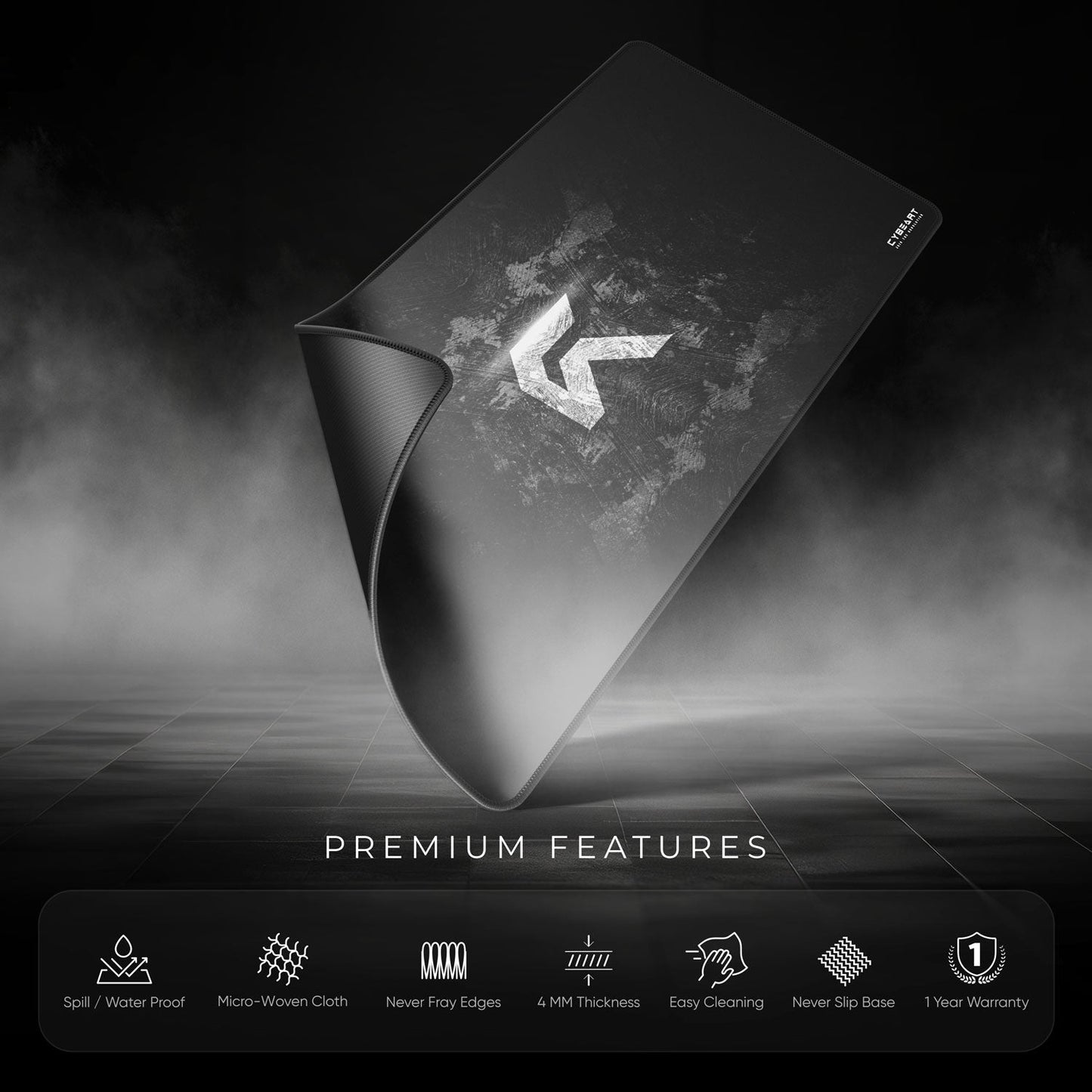 Signature Edition Gaming Mouse Pad – Optimal Glide &amp; Non-Slip Base