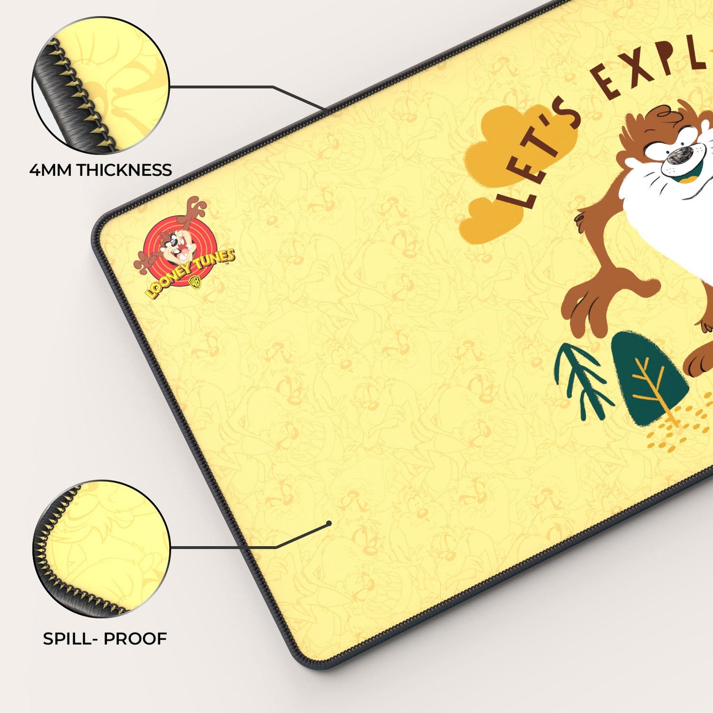 TAZ - The Tasmanian Devil Gaming Mouse Pad