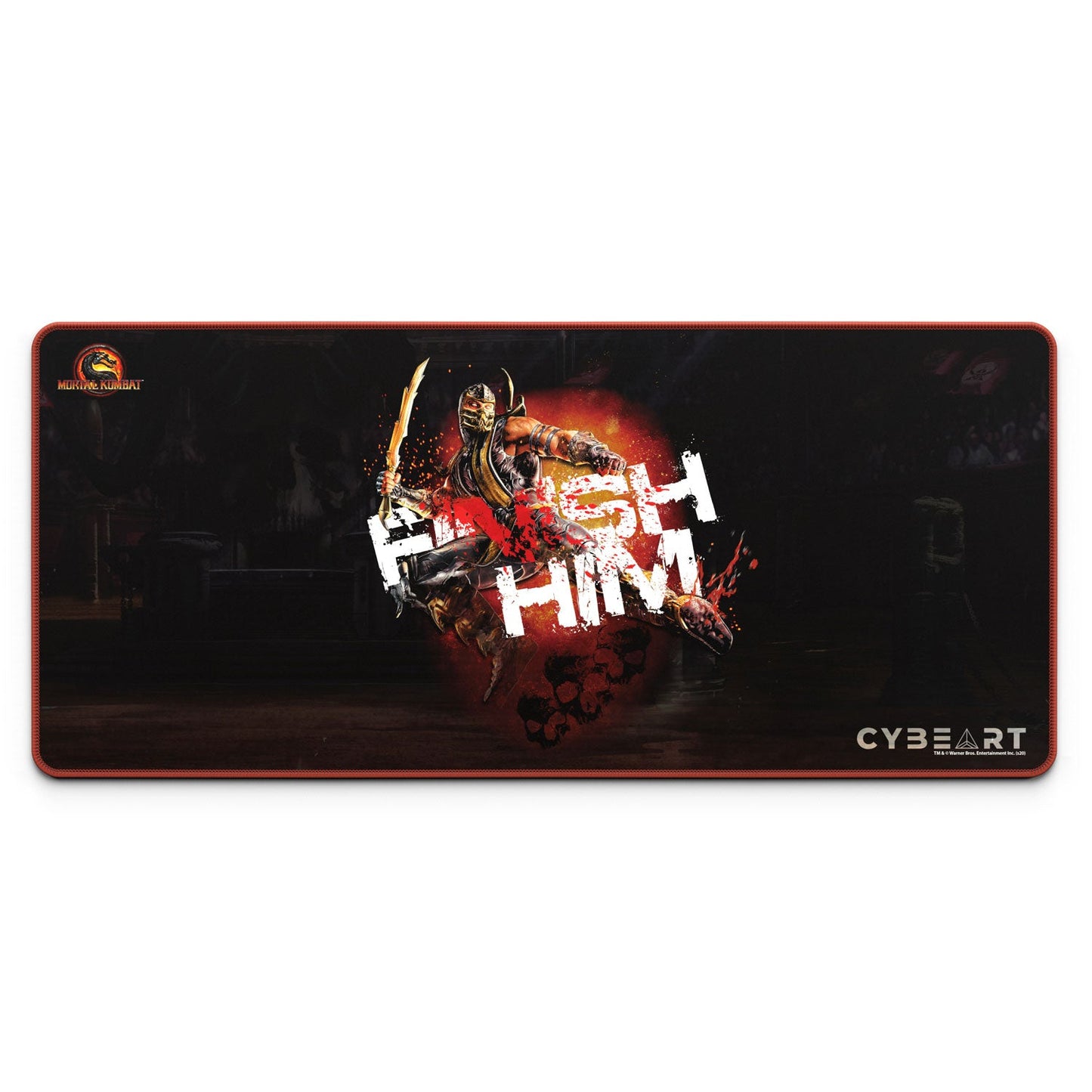 Mortal Kombat FINISH HIM Gaming Mouse Pad