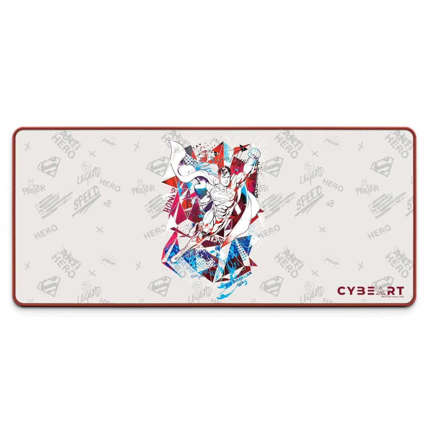 Superman - Truth Honor Courage Gaming Mouse Pad