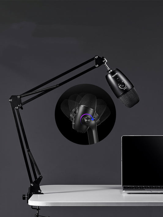 Micro K Song Antibruit – Micro USB Professionnel Plug & Play pour PC, Mac, Streaming & Enregistrement
