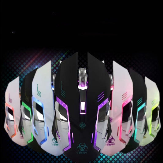 Souris Sans Fil Rechargeable – Gamer, Silencieuse et Lumineuse | Gadgets-Gamer